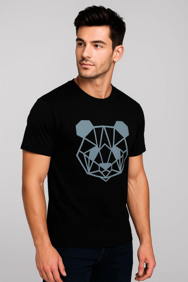 Panda Round Neck T-shirt - Image 3